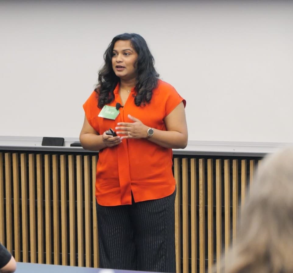 Athira Das speaking